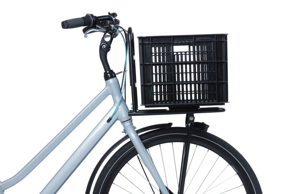 Basil Crate L MIK 2.0 Kunststoff-Fahrradkasten schwarz 40 L