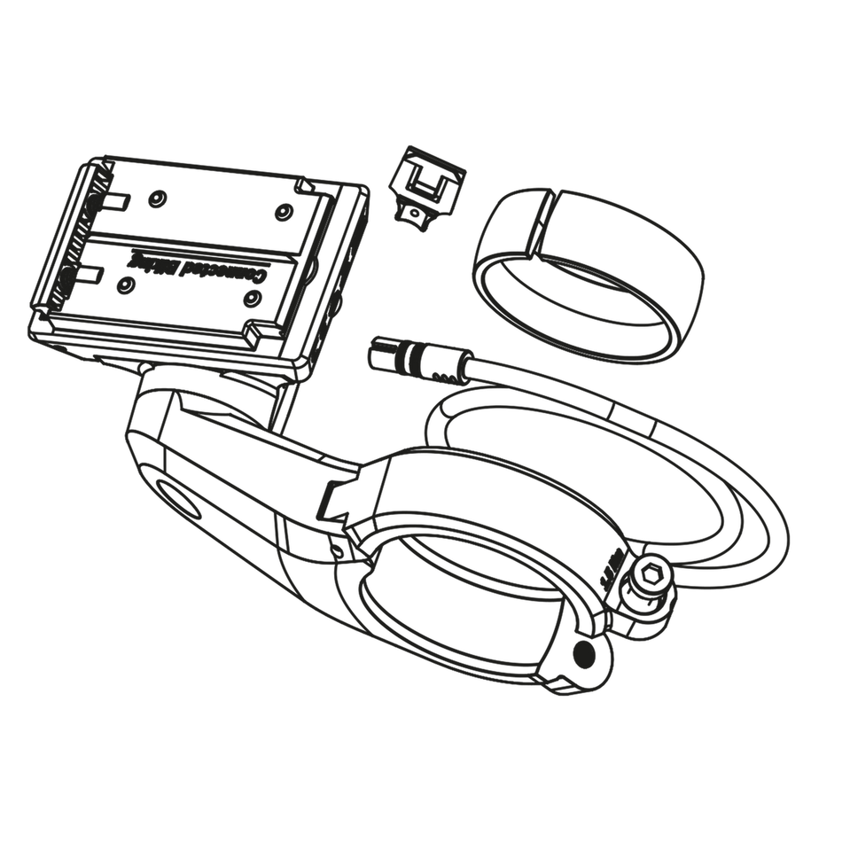 Bosch Nachrüst-Kit 1-Arm-Halter (BDSYYYY) für smartes System, Kiox, Smartphonegrip