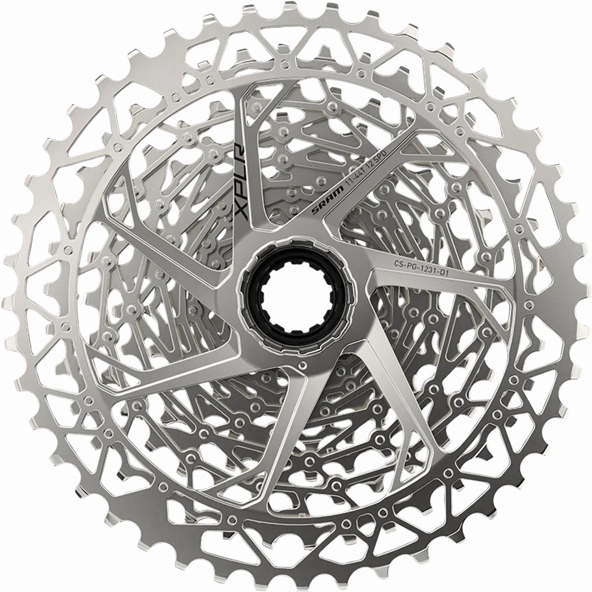 SRAM PG-1231 Kassette 12-fach 11-44 Zähne, HG-Body, silber – Biketech24