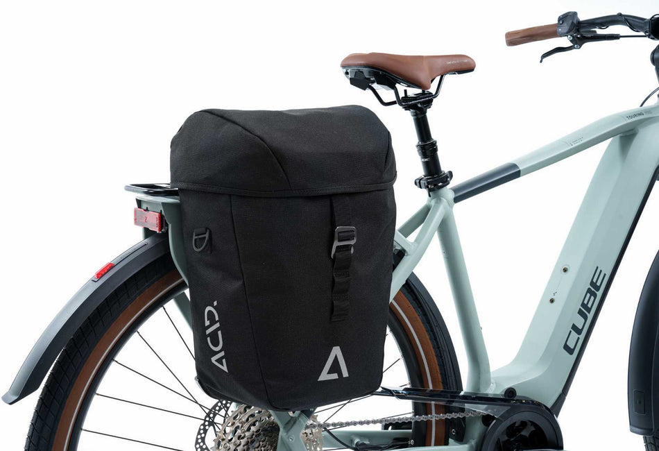 Acid Gepäckträgertasche City black 15 L