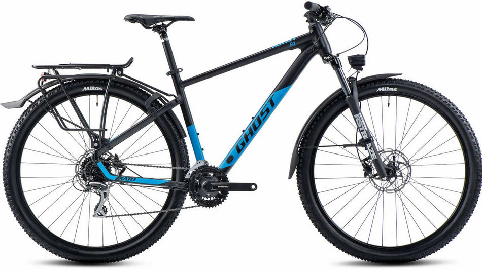 Ghost Kato EQ AL MTB-Hardtail Diamant 27,5" black/bright blue matt