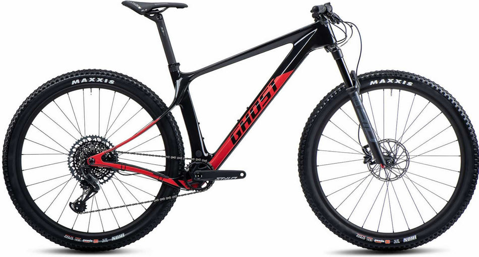 Ghost Lector SF LC Universal MTB-Hardtail Diamant 29" raw carbon/riot red glossy/matt