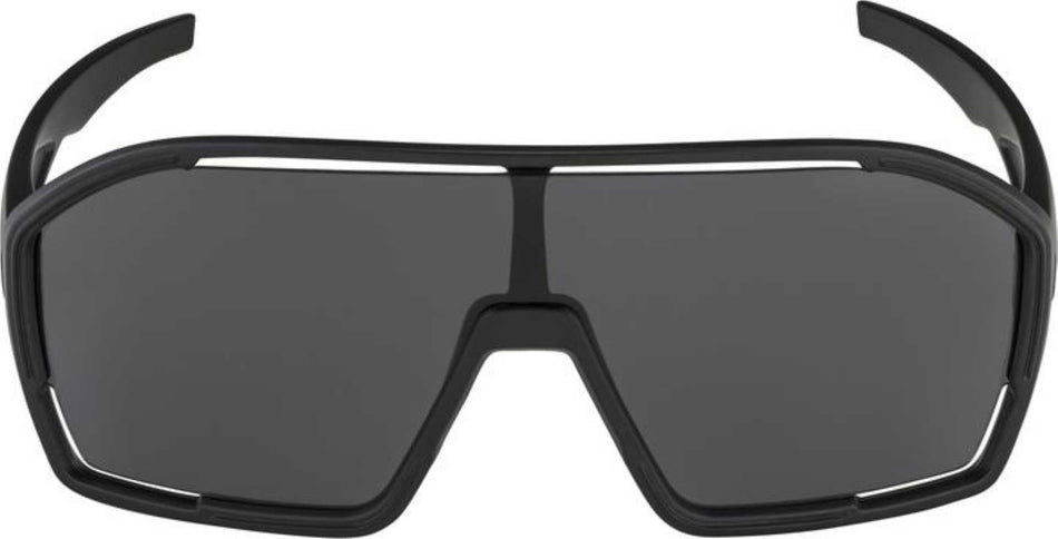 Alpina Bonfire Sportbrille all black matt/smoke