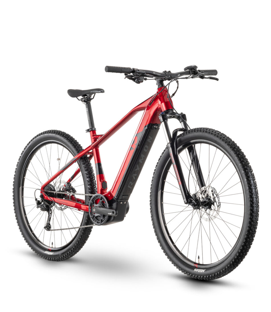 Raymon HardRay E 4.0 500 Wh E-Bike Hardtail Diamant 29" deepred/black