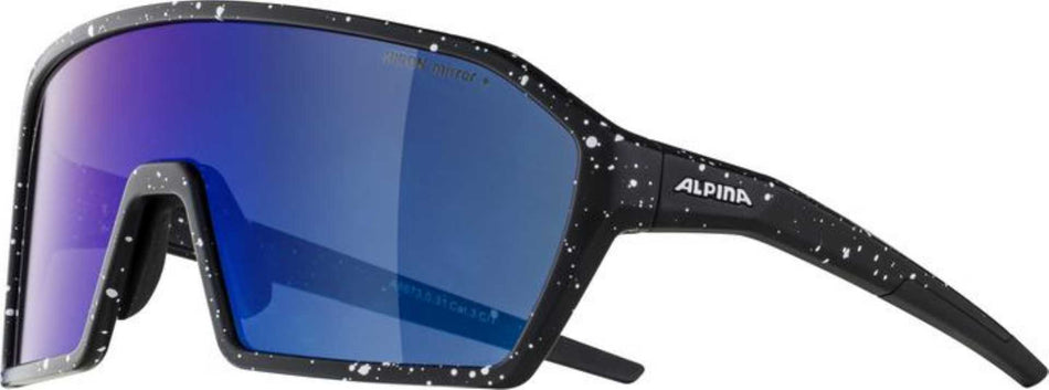 Alpina Ram Q-Lite Sportbrille black blur matt/mirror blue