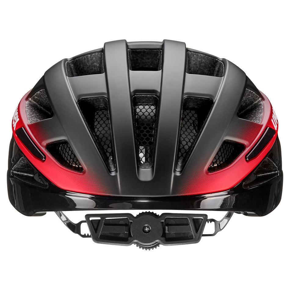 Uvex I-Volute Rennrad-Helm black-red matt