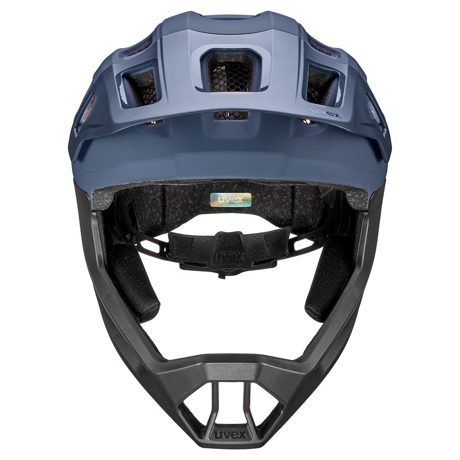 Uvex React Jr. Fullface Kinder-Helm dusk blue matt S (52-56 cm)