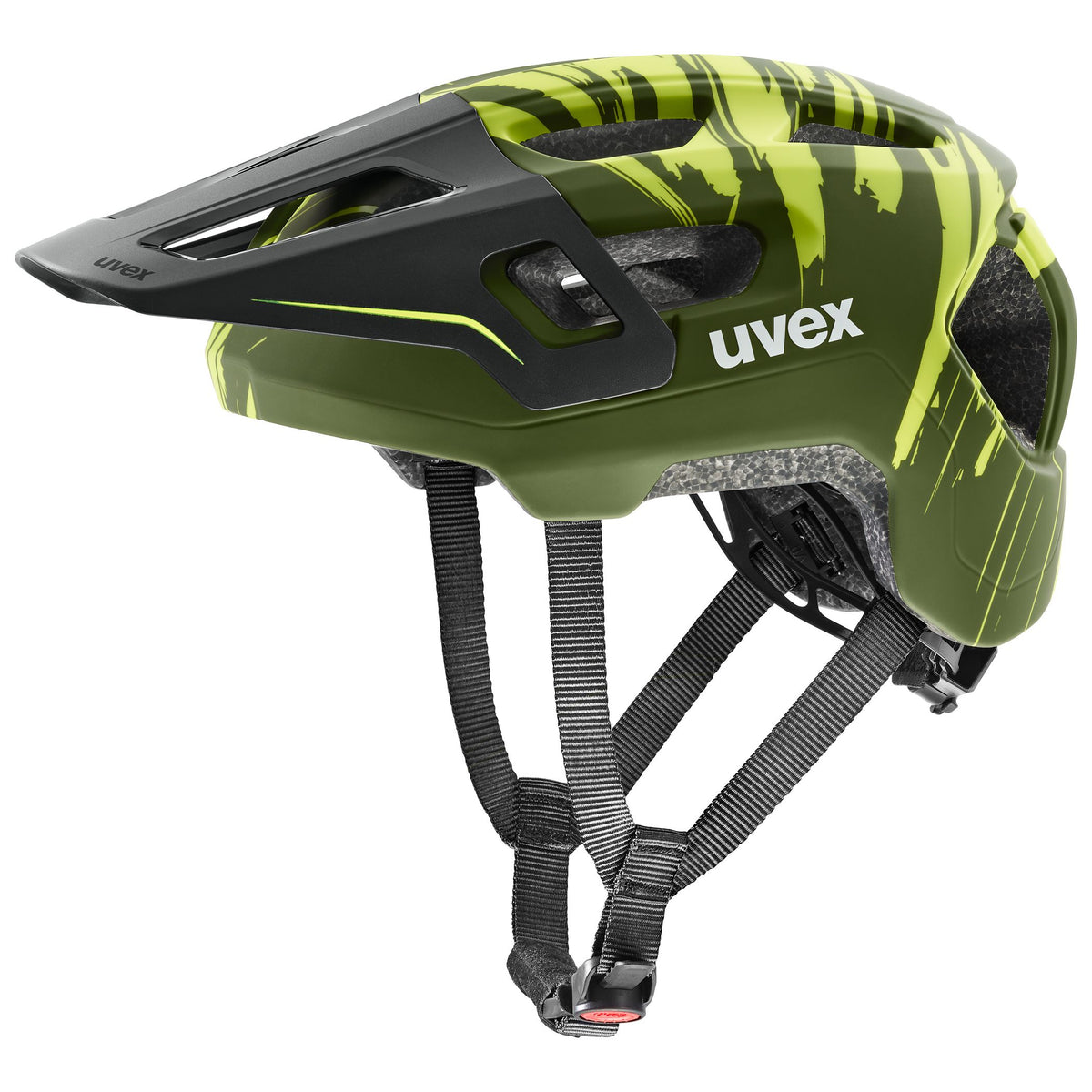 Uvex React Jr. Fullface Kinder-Helm dark olive matt S (52-56 cm)