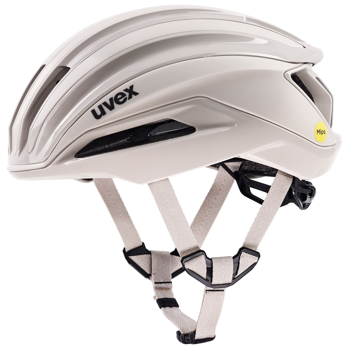 Uvex Surge Aero Mips Rennrad-Helm warm grey matt – Biketech24