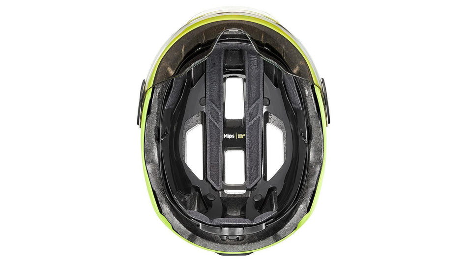 Uvex Stride Visor Mips Helm lime matt