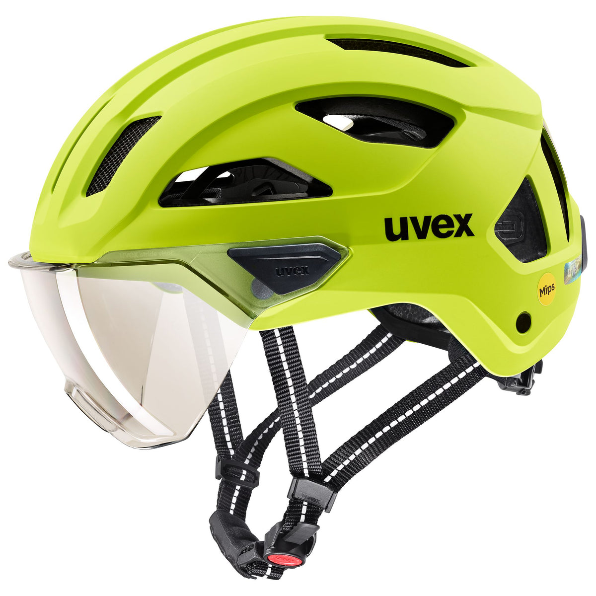 uvex mtb helm mips Uvex Stride Visor Mips Helm lime matt – Biketech24