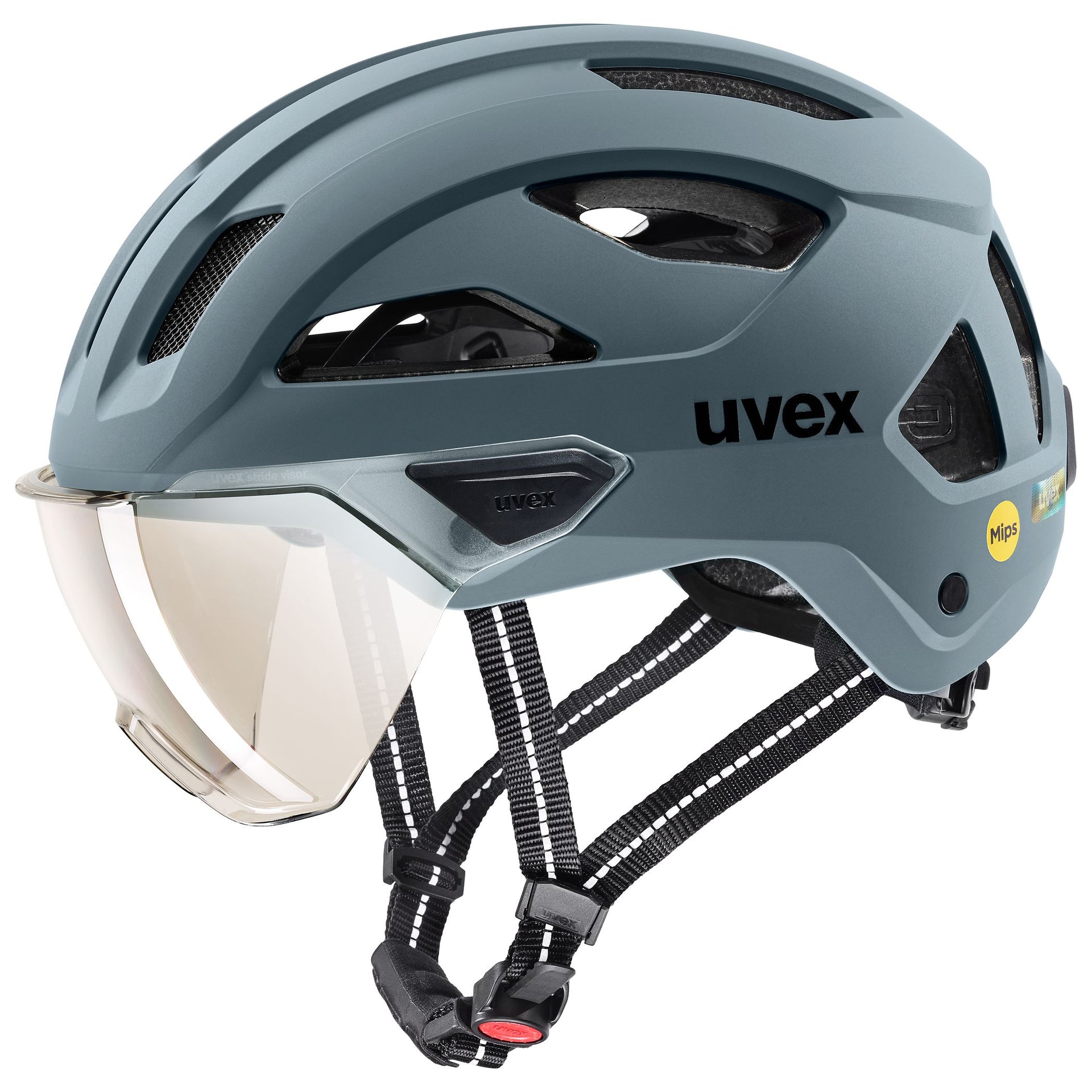 mountainbike helm uvex Uvex Stride Visor Mips Helm anthracite matt – Biketech24