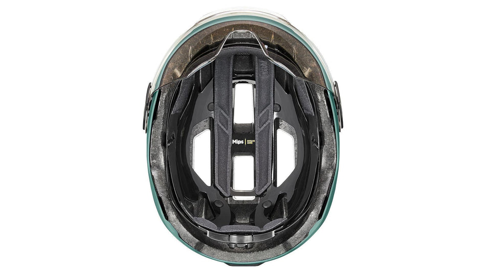 Uvex Stride Visor Mips Helm sage green matt