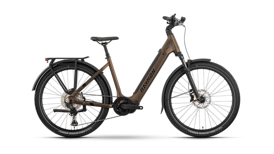 Raymon Tourray Ultra 800 Wh E-Bike Wave 27,5" tenmoku/black
