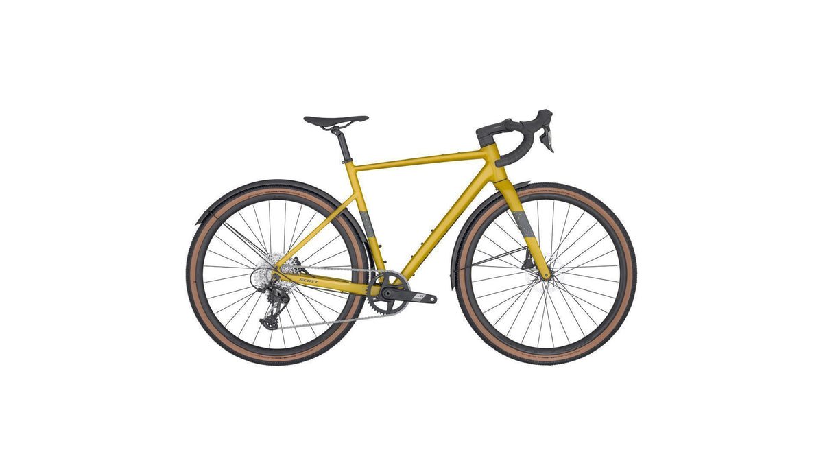 scott e bike damen gold Scott Speedster Gravelbike 30 EQ Diamant 28" auric yellow – Biketech24