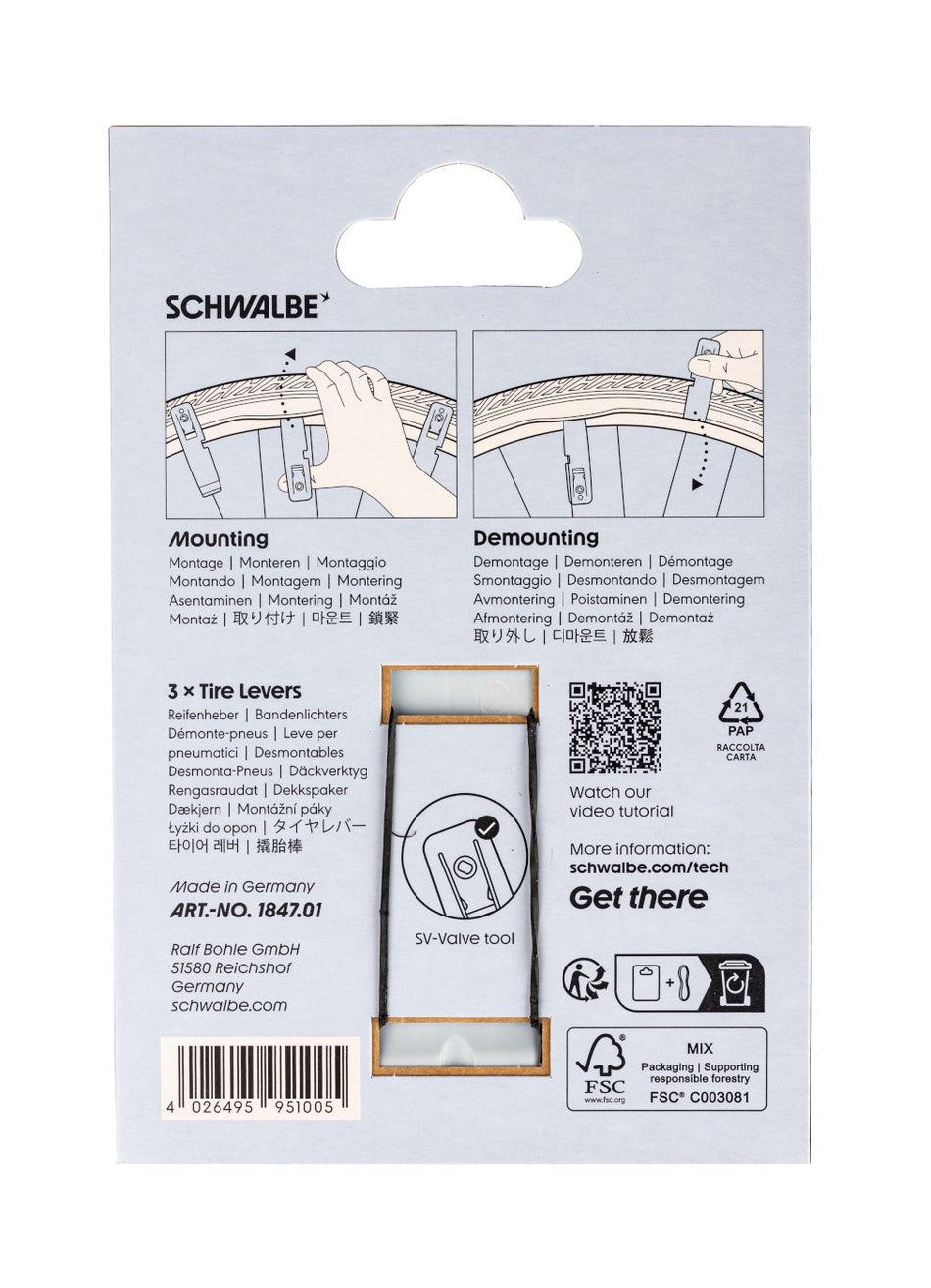 Schwalbe Reifenheber-Set 1 x 3 Stück