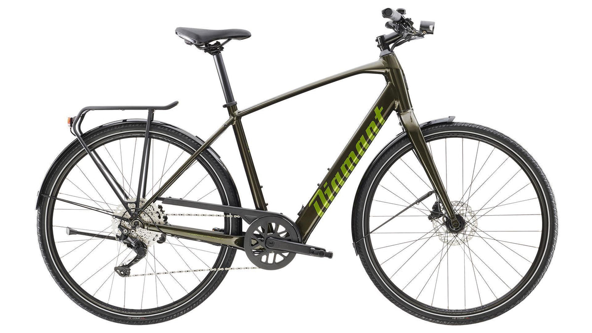 e bike damen 28 zoll diamant Diamant 365 Deluxe 250 Wh E-Bike 28" oxidgrün metallic – Biketech24