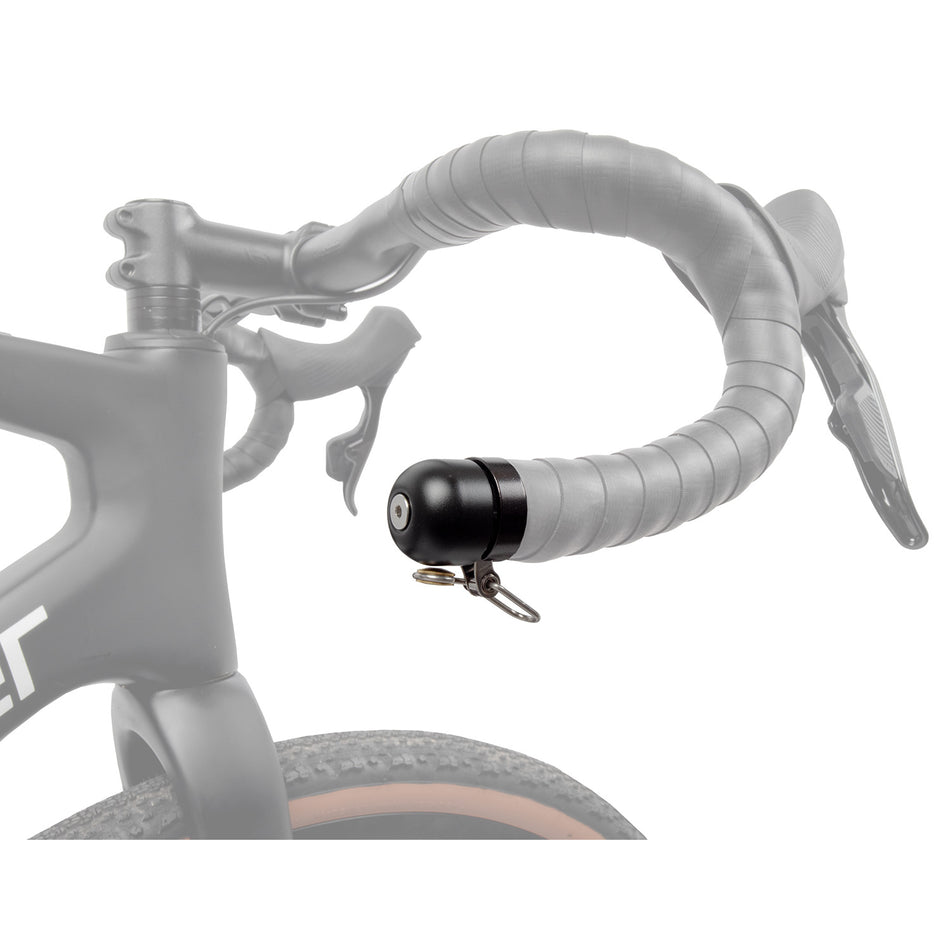 M-WAVE Bella DBX Fahrradklingel für Rennrad/Gravel am Lenkerende