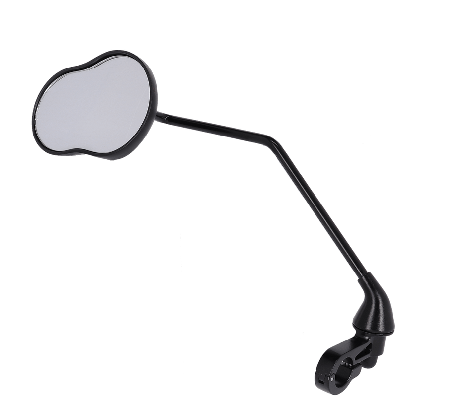 Ergotec Rückspiegel M-99-LV, für Linksmontage, langarm, alu, einklappbar, schwarz