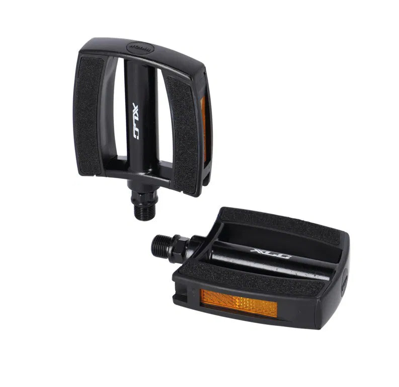 XLC City/Comfort Pedal PD-C21, Aluminium, Sandblock, schwarz/schwarz