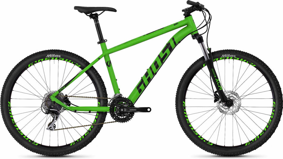 Ghost Kato 3.7 AL U 27,5" MTB-Hardtail riot green / night black