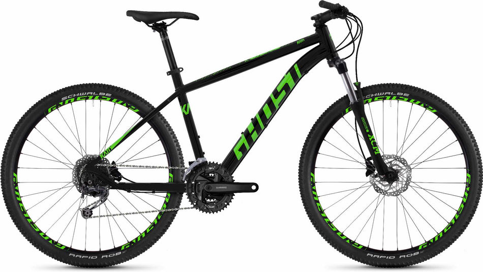 Ghost Kato 4.7 AL U 27,5" MTB-Hardtail night black / riot green