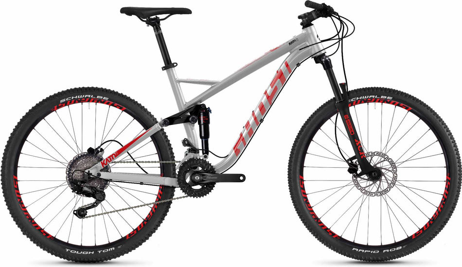 Ghost Kato FS 2.7 AL U 27,5" MTB-Fully iridium silver / riot red / jet black