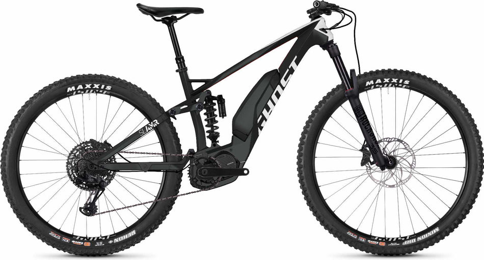 Ghost Hybride SLAMR S4.7+ LC E-Bike 29" titanium gray / star white / riot red