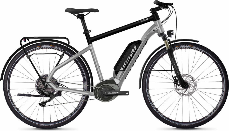 Ghost Hybride Square Trekking B2.8 AL U E-Bike 28" iridium silver / jet black