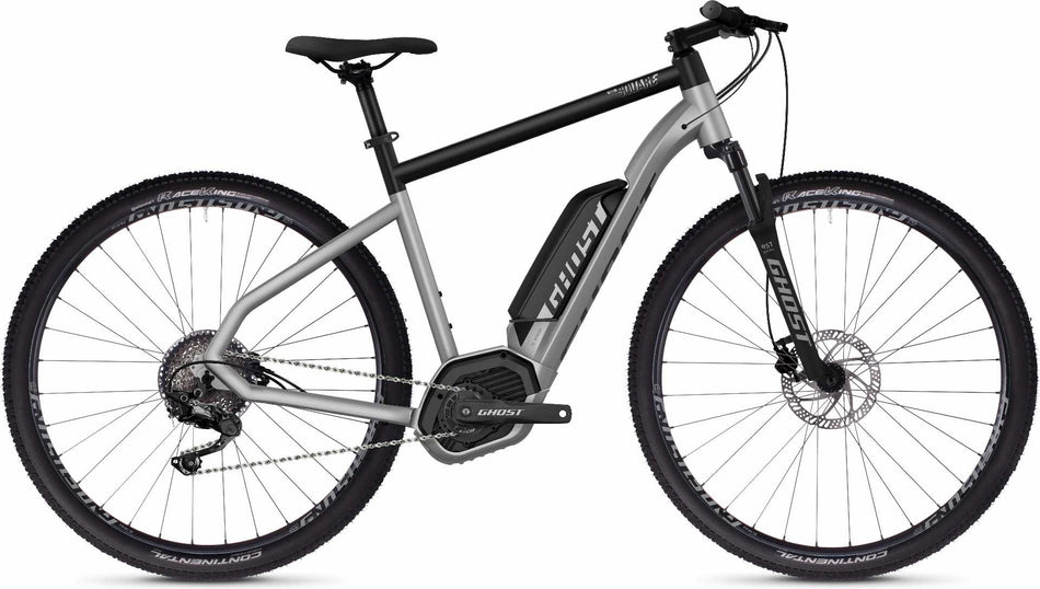 Ghost Hybride Square Cross B2.9 AL U E-Bike 29" iridium silver / jet black
