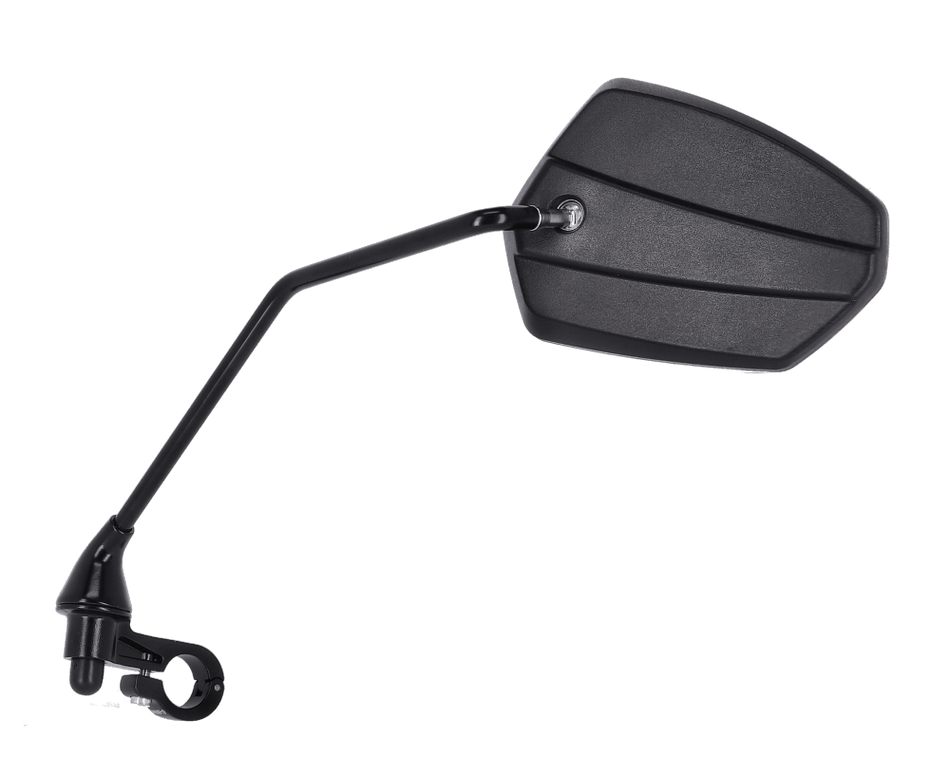 B-Ware - Ergotec Rückspiegel M-77-LV, für Linksmontage, langarm, alu, einklappbar, schwarz  (Gebrauchtware)