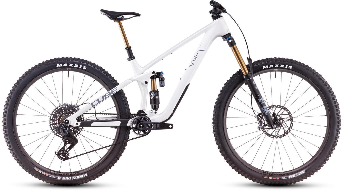 Cube Stereo One77 C:68X SLT MTB-Fully 29" metallicwhite ́n ́grey - XL