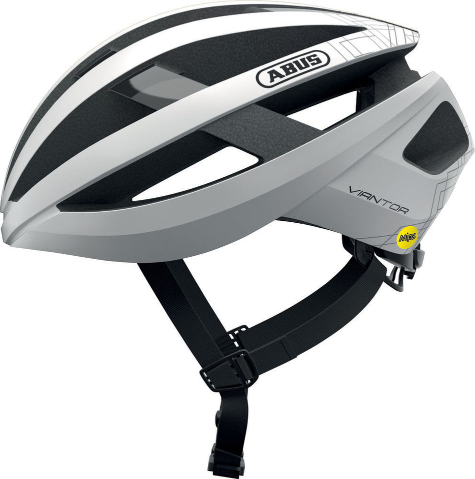 Abus Viantor MIPS Rennrad-Helm polar white