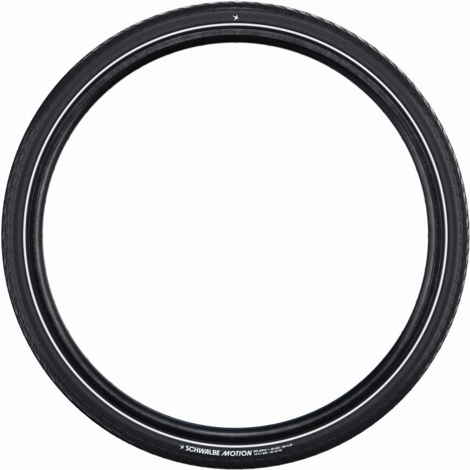 Schwalbe Motion Big Apple RaceGuard Drahtreifen 20", Addix Green schwarz/reflex