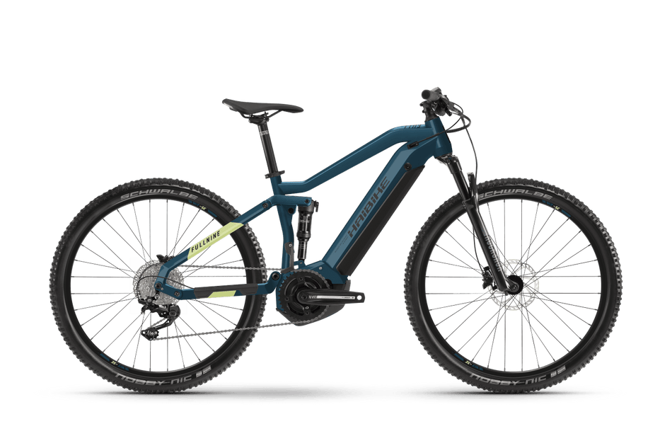 Haibike FullNine 5 29" blue/canary