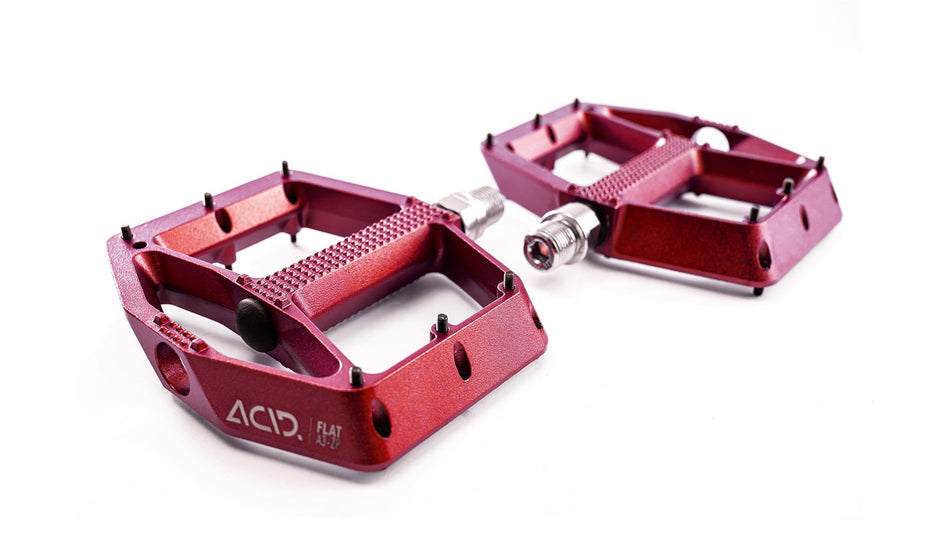 ACID Pedale FLAT A3-ZP red