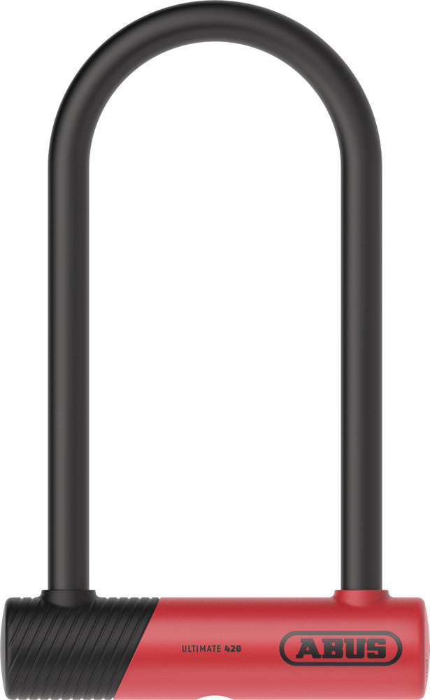 Abus Ultimate 420K/170HB Bügelschloss mit Halter USH rot 230 mm
