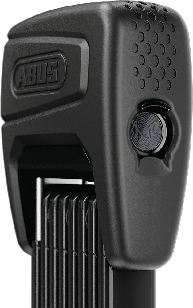 Abus Bordo One 6000AF Faltschloss Finger Print mit Halter SH black 120 cm