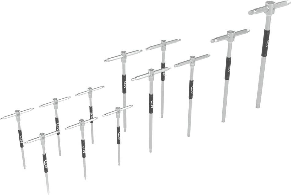 Acid T-Schlüssel Set H, T silver