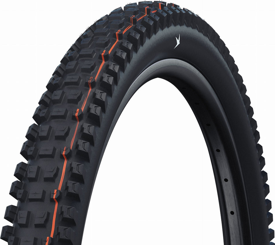 Schwalbe Albert Gravity Pro Radial B, Evolution Line, TLR E-MTB Faltreifen 27,5" Addix Soft schwarz-skin