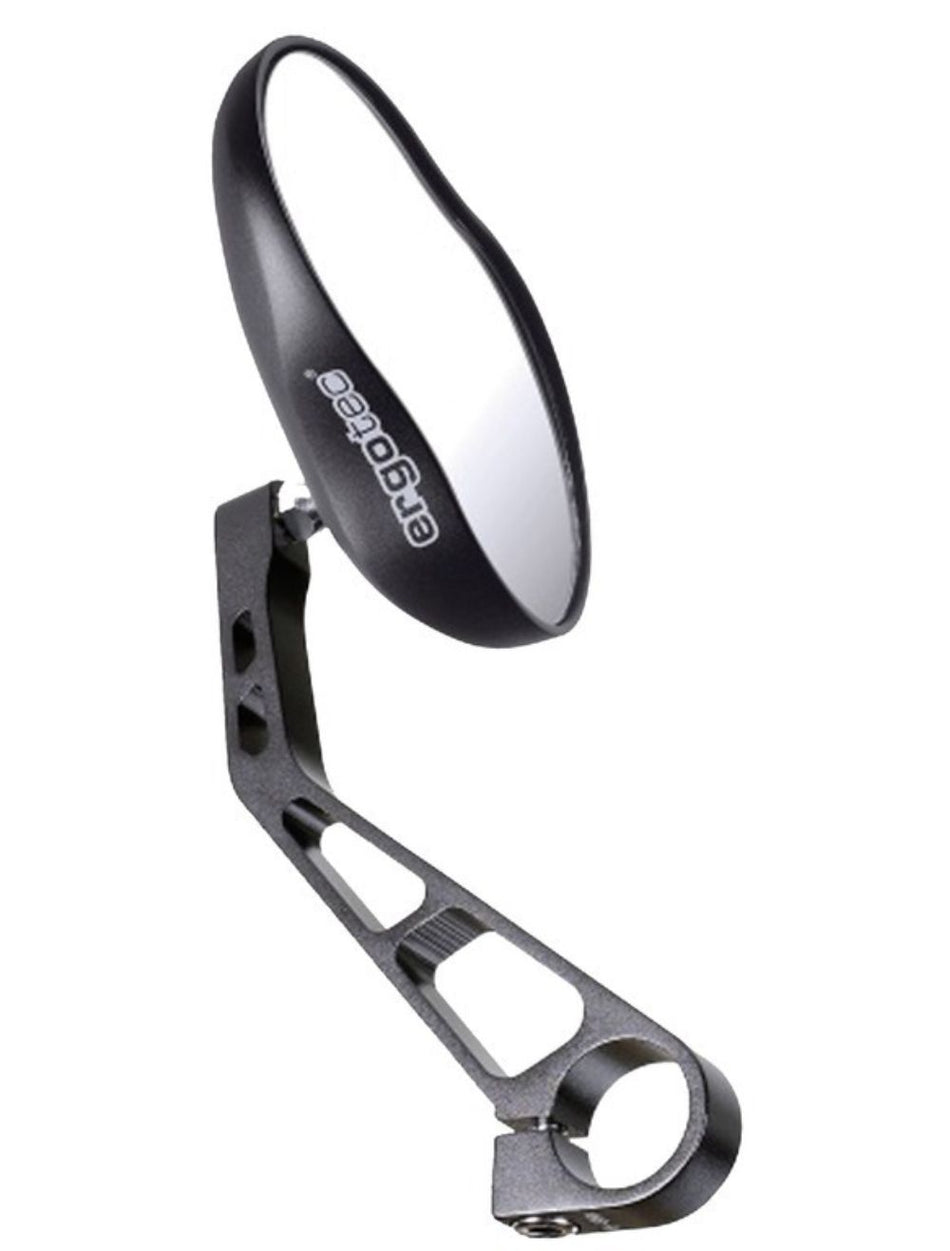 B-Ware - Ergotec Rückspiegel M-99 ür Links-/ Rechtsmontage alu schwarz (Gebrauchtware)