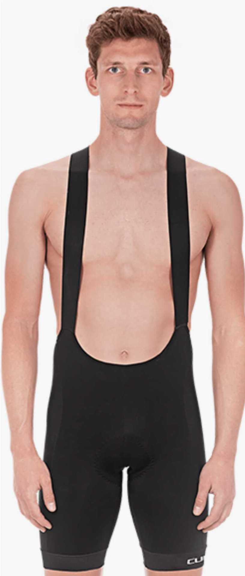 Cube BLACKLINE Trägerhose kurz schwarz