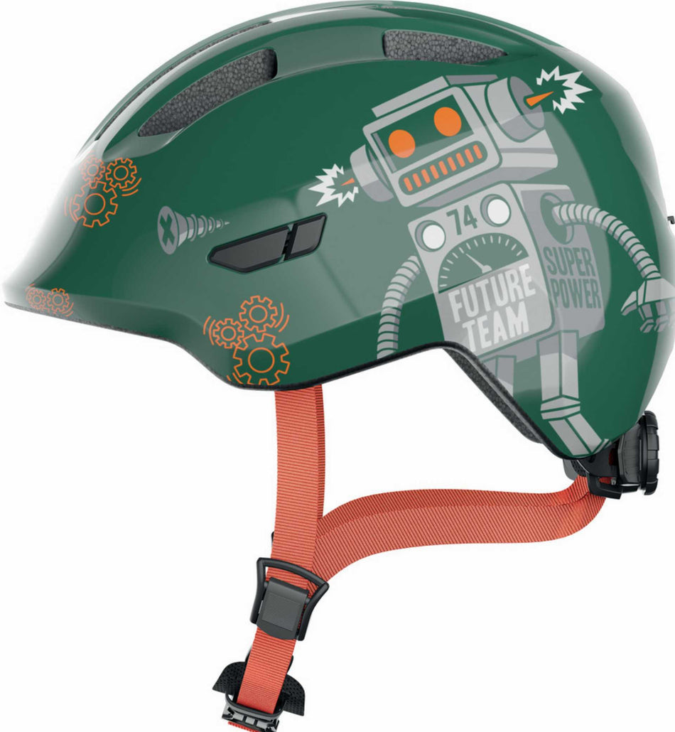 Abus Smiley 3.0 Kinder-Helm green robo