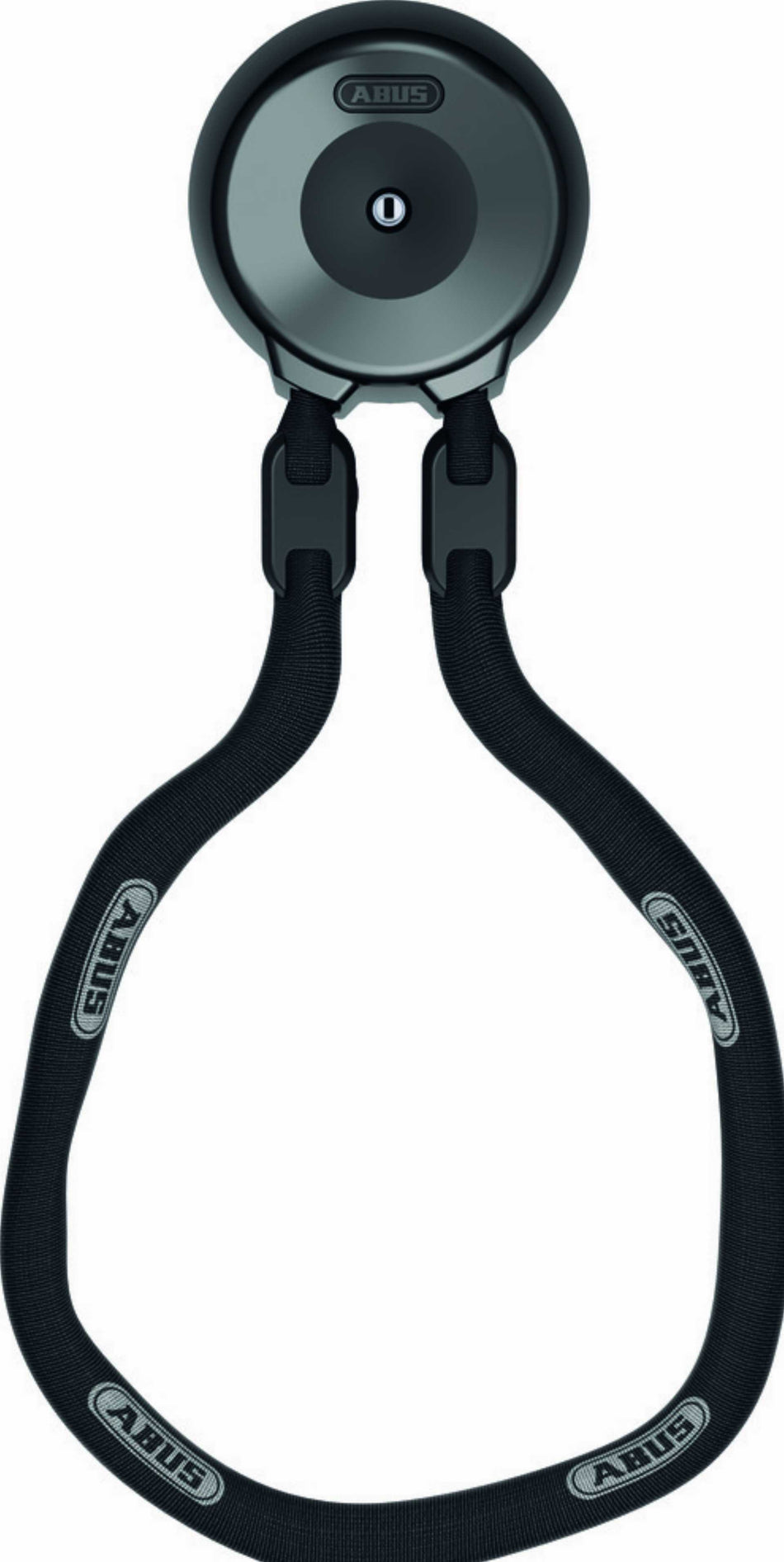 Abus Xplus WCH + ACH 9KS Wandanker mit integrierter Kette schwarz