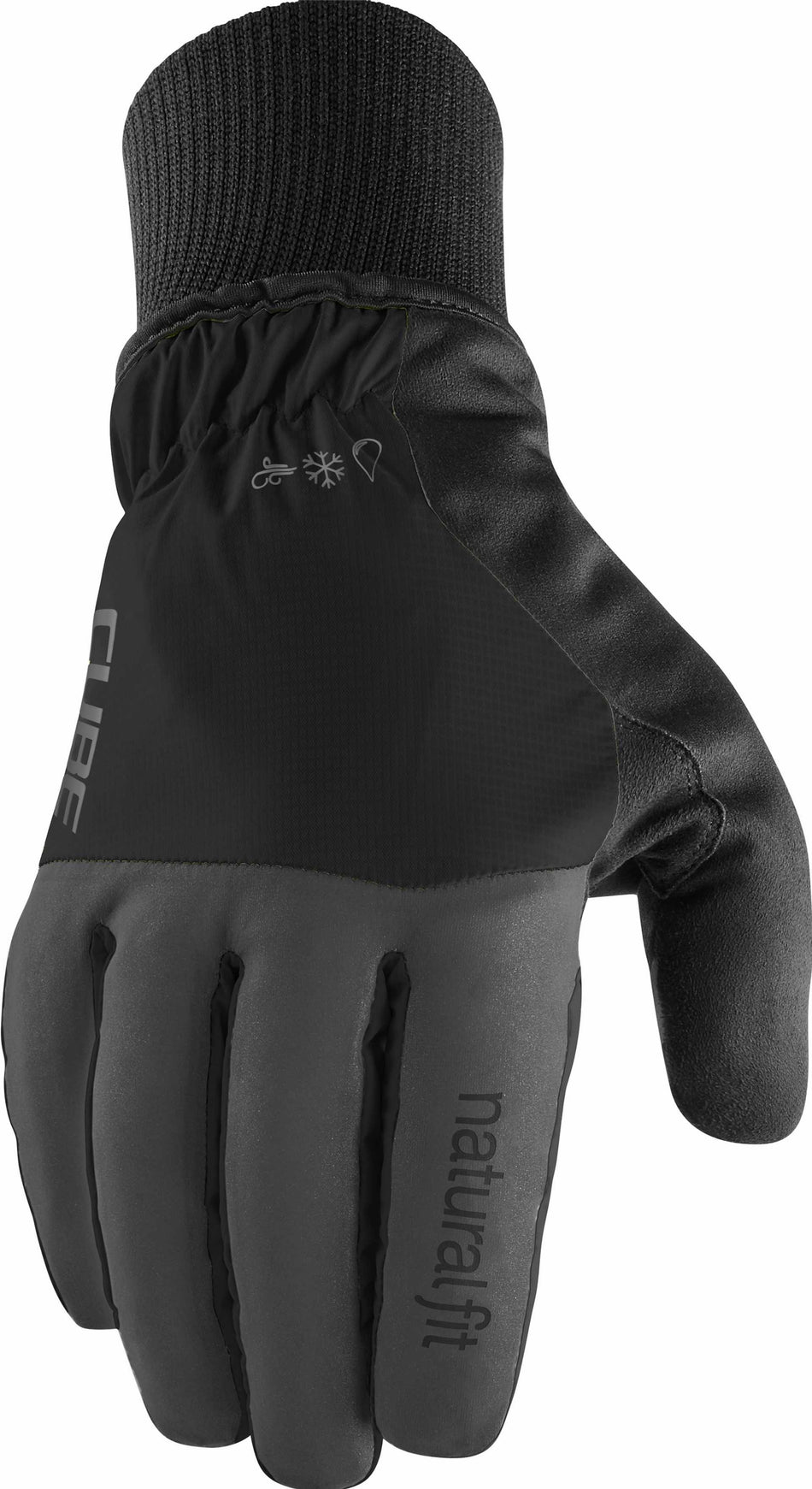 Cube X NF Winter Handschuhe lang black