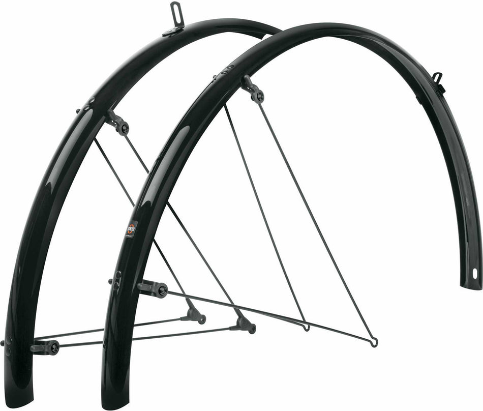 SKS GERMANY Bluemels Basic Schutzblech-Set 28" schwarz-glänzend