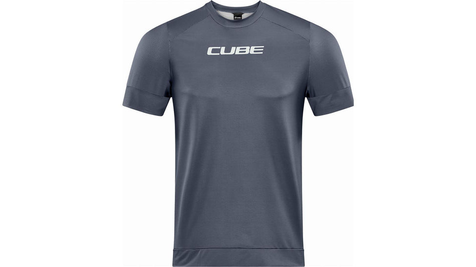 Cube ATX Rundhalstrikot Kurzarm dark grey
