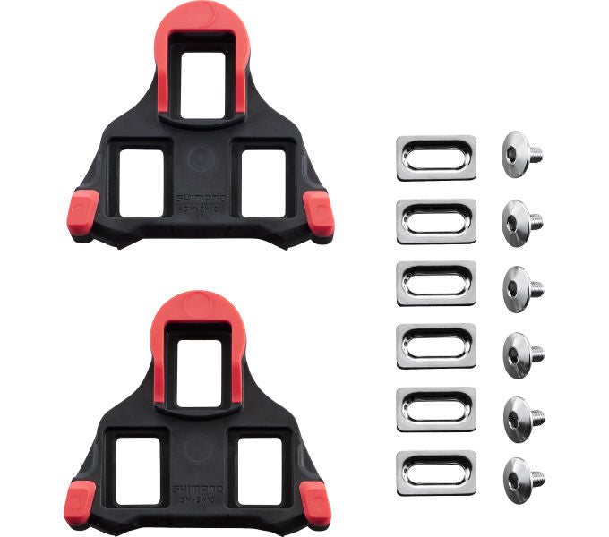 Par Calas Shimano SPD-SL SM-SH10 Rojo Sin flotación