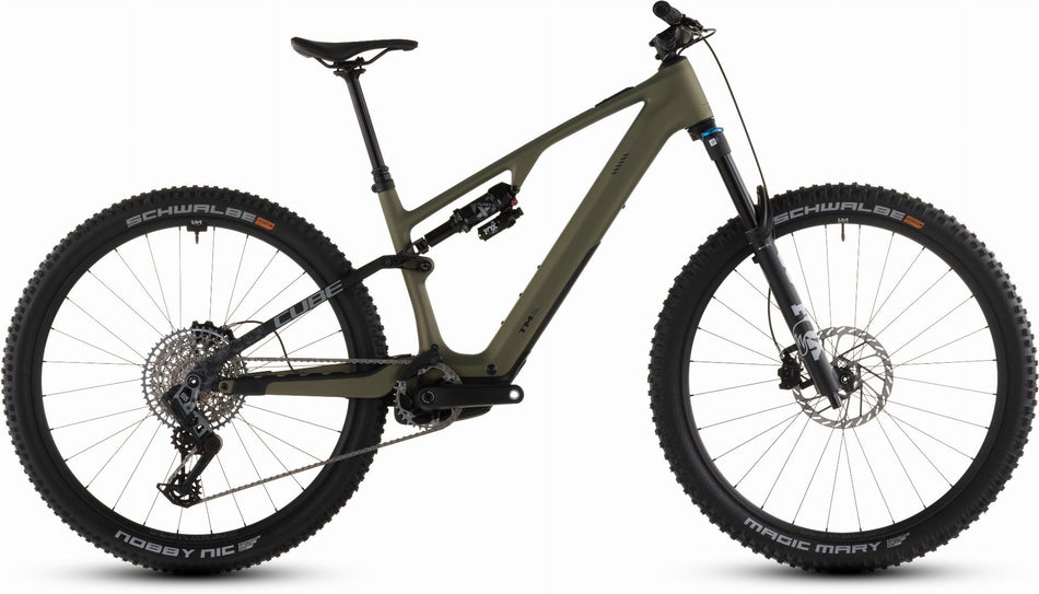 Cube AMS Hybrid One44 C:68X TM 400 Wh X E-Bike Fully 29" reedgreen´n´matrix
