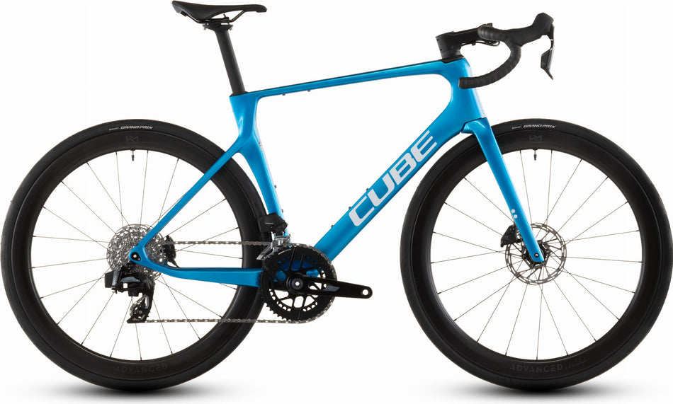 Cube Agree C:62 EX Rennrad Diamant 28" topasblue´n´white
